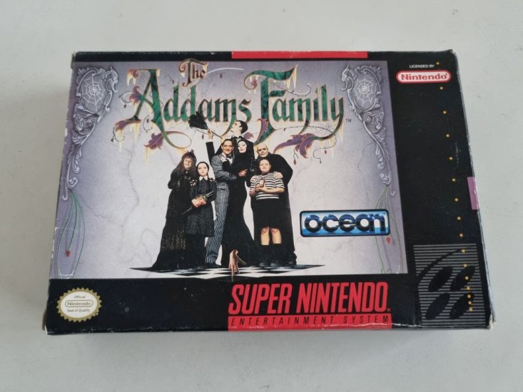 (Bild für) SNES The Addams Familiy USA - zum Schließen ins Bild klicken