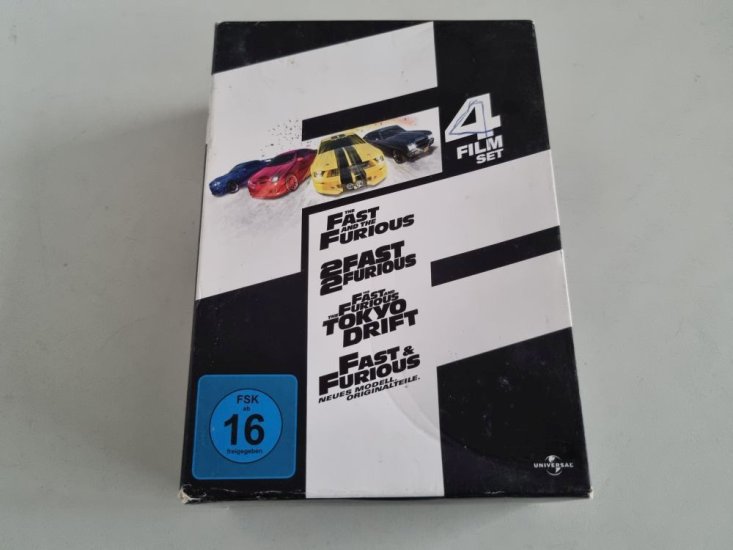 (Bild für) DVD The Fast and the Furious - 4 Film Set - zum Schließen ins Bild klicken