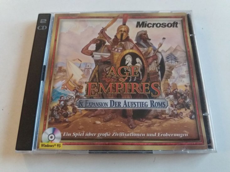 (Bild für) PC Age of Empires & Expansion Der Aufstieg Roms - zum Schließen ins Bild klicken