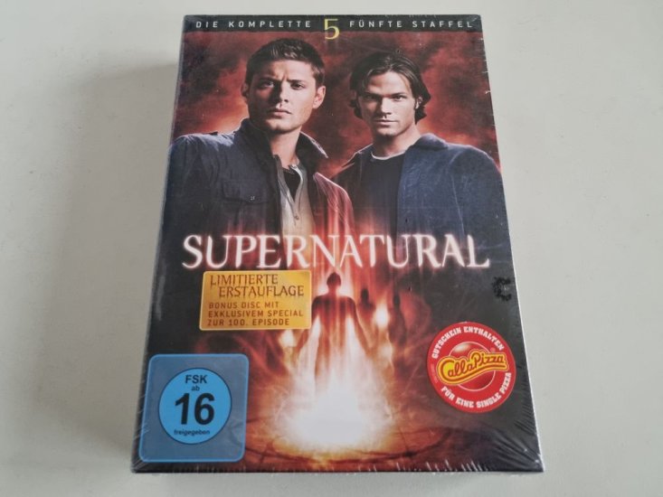 (Bild für) DVD Supernatural - Fünfte Staffel - Erstauflage - zum Schließen ins Bild klicken