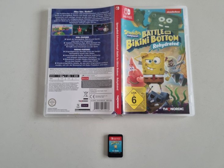 (Bild für) Switch Spongebob: Battle for Bikini Bottom - Rehydrated GER - zum Schließen ins Bild klicken