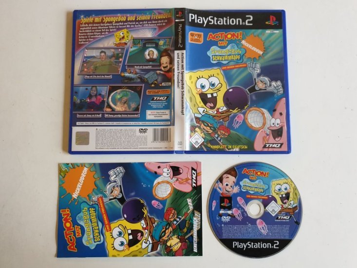 (Bild für) PS2 Action! mit Spongebob Schwammkopf und seinen Freunden! - zum Schließen ins Bild klicken