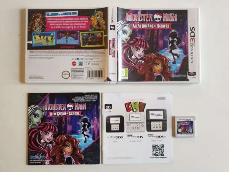 (Bild für) 3DS Monster High - Alles Anfang ist schwer FRG - zum Schließen ins Bild klicken