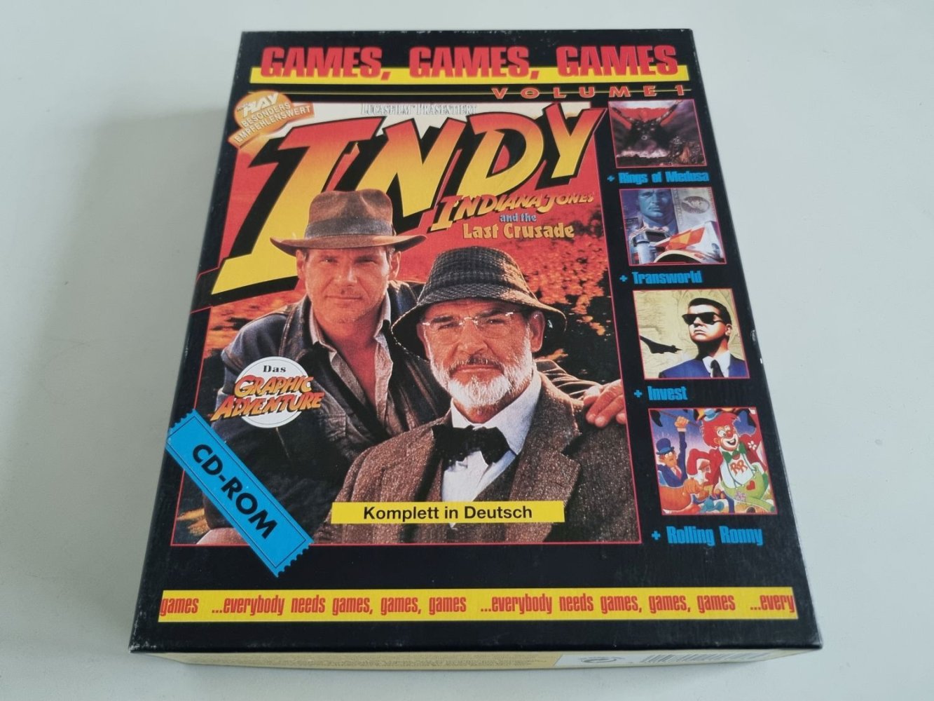 (Bild für) PC Games, Games, Games - Volume 1 - Indiana Jones and the Last Crusade - zum Schließen ins Bild klicken