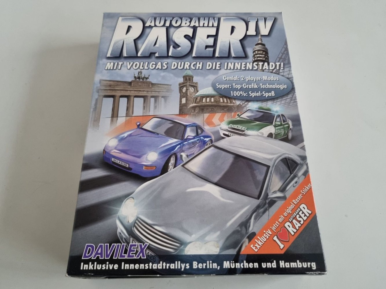 (Bild für) PC Autobahn Raser IV - zum Schließen ins Bild klicken