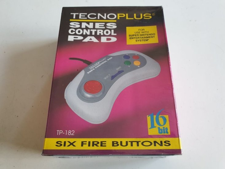 (Bild für) SNES Tecnoplus SNES Control Pad - zum Schließen ins Bild klicken