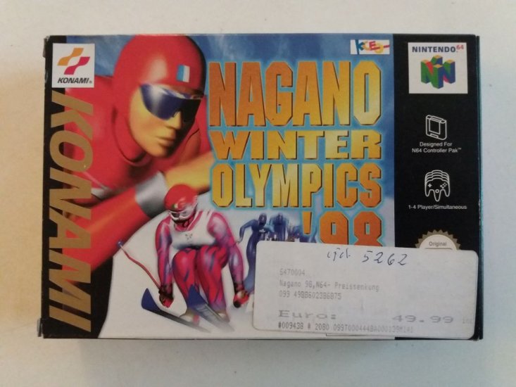 (Bild für) N64 Nagano Winter Olympics EUR - zum Schließen ins Bild klicken