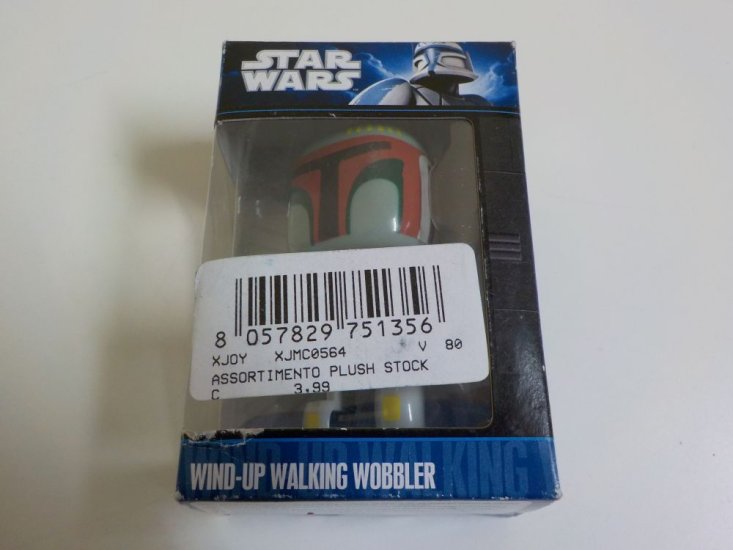 (Bild für) Star Wars Wind-Up Walking Wobbler Boba Fett - zum Schließen ins Bild klicken