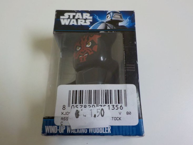 (Bild für) Star Wars Wind-Up Walking Wobbler Darth Maul - zum Schließen ins Bild klicken