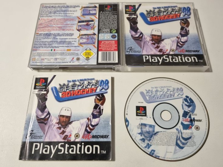 (Bild für) PS1 Wayne Gretzky's 3D Hockey 98 - zum Schließen ins Bild klicken