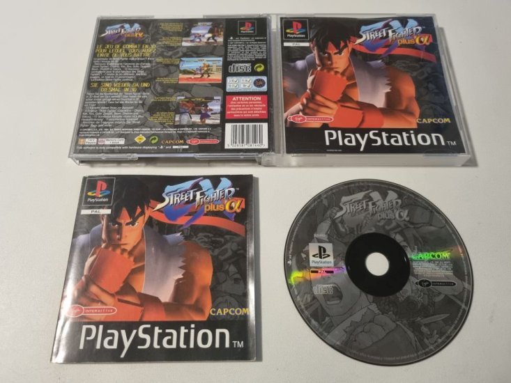 (Bild für) PS1 Street Fighter Ex Plus Alpha - zum Schließen ins Bild klicken