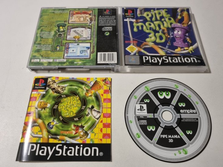 (Bild für) PS1 Pipe Mania 3D - zum Schließen ins Bild klicken