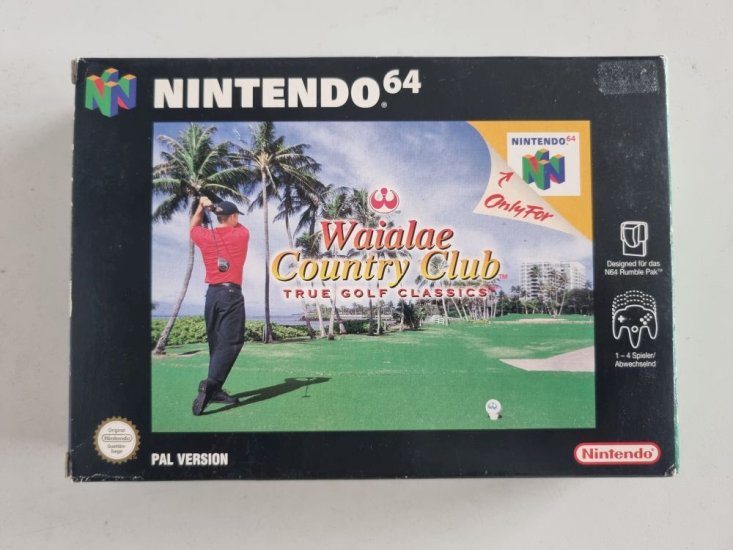 (Bild für) N64 Waialae Country Club - True Golf Classics NNOE - zum Schließen ins Bild klicken