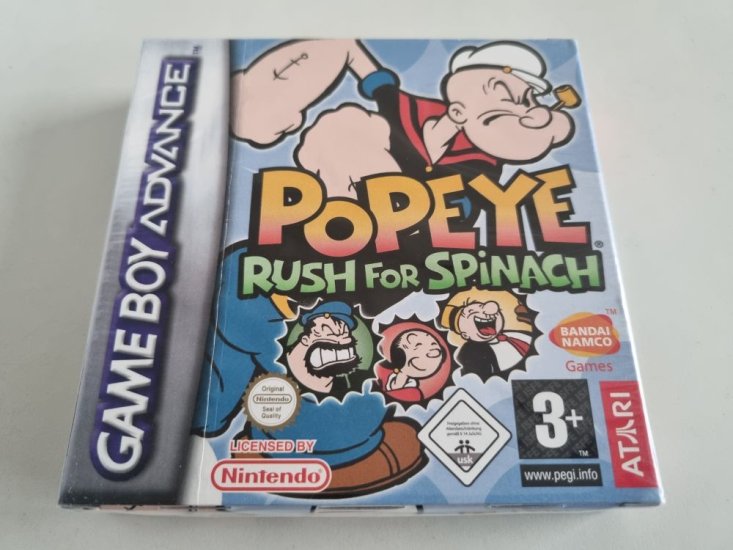 (Bild für) GBA Popeye - Rush for Spinach EUR - zum Schließen ins Bild klicken