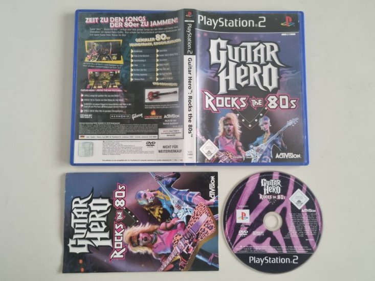 (Bild für) PS2 Guitar Hero: Rocks the 80s - zum Schließen ins Bild klicken