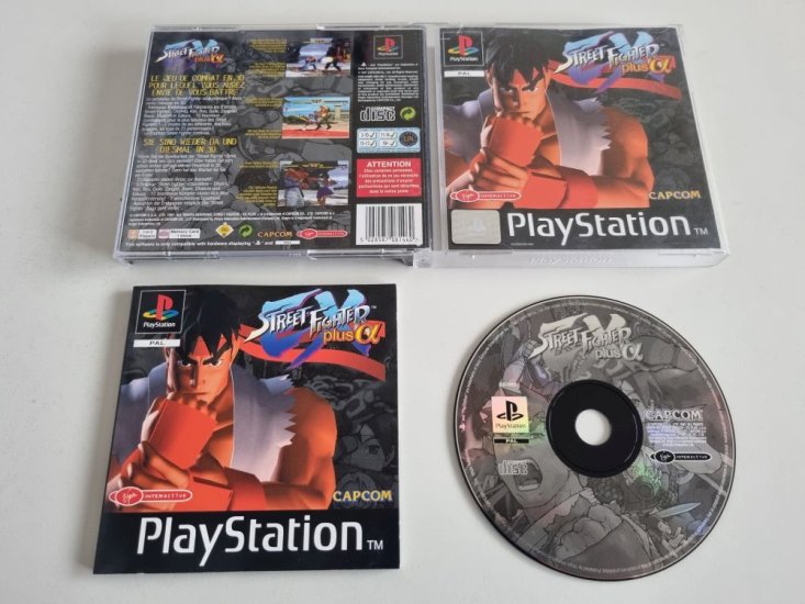 (Bild für) PS1 Street Fighter Ex Plus Alpha - zum Schließen ins Bild klicken
