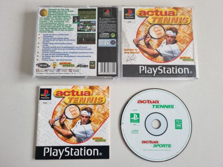 (Bild für) PS1 Actua Tennis - zum Schließen ins Bild klicken
