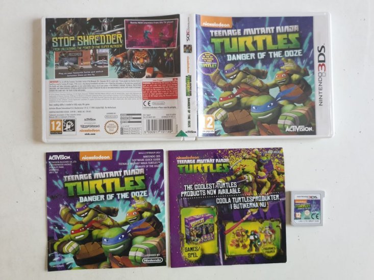 (Bild für) 3DS Teenage Mutant Ninja Turtles - Danger of the Ooze UKV - zum Schließen ins Bild klicken