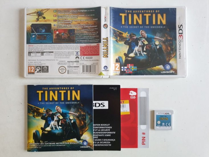 (Bild für) 3DS The Adventures of Tintin SCN - zum Schließen ins Bild klicken