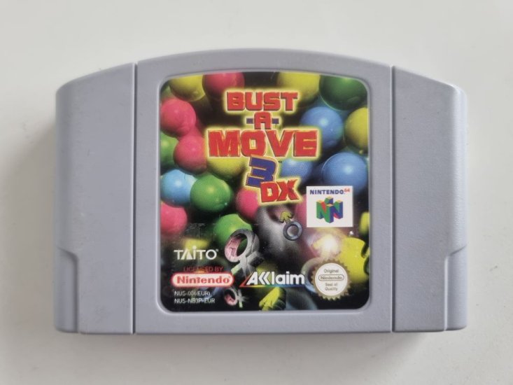 (Bild für) N64 Bust-A-Move 3 DX EUR - zum Schließen ins Bild klicken