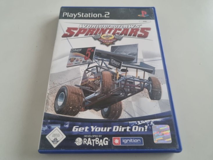 (Bild für) PS2 Sprint Cars - World of Outlaws - zum Schließen ins Bild klicken