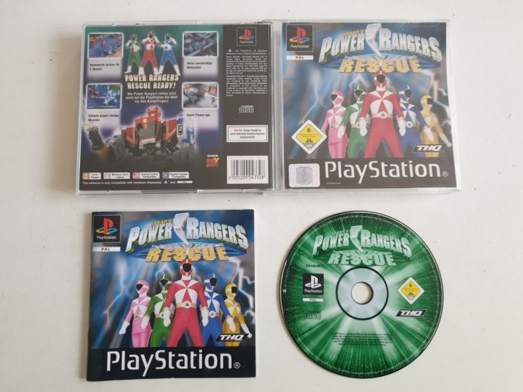 (Bild für) PS1 Power Rangers Lightspeed Rescue - zum Schließen ins Bild klicken