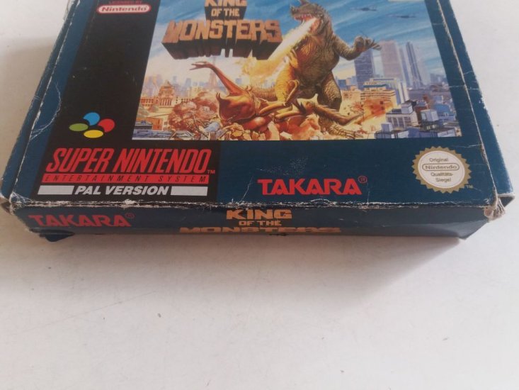 (Bild für) SNES King of the Monsters NOE - zum Schließen ins Bild klicken