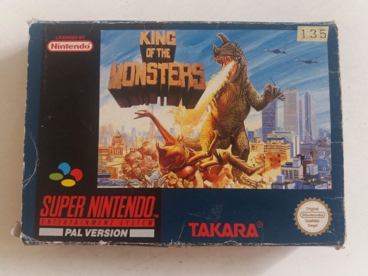 (Bild für) SNES King of the Monsters NOE - zum Schließen ins Bild klicken