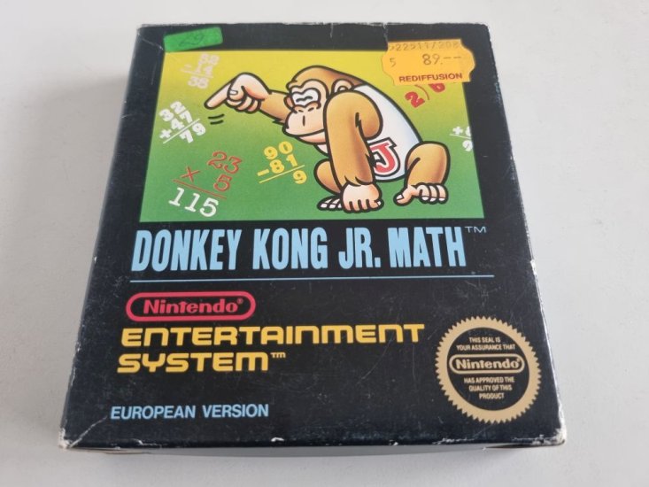 (Bild für) NES Donkey Kong Jr. Math EEC - zum Schließen ins Bild klicken