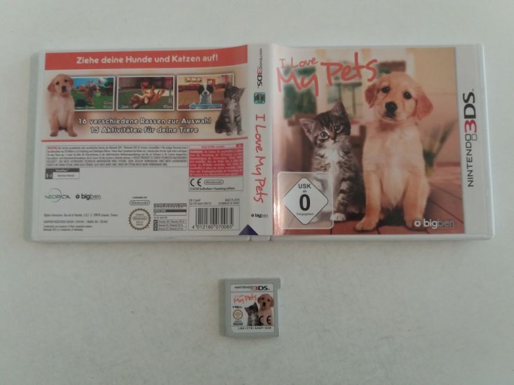 (Bild für) 3DS I love my Pets GER - zum Schließen ins Bild klicken