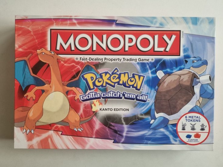 (Bild für) Monopoly Pokemon - Kanto Edition - zum Schließen ins Bild klicken