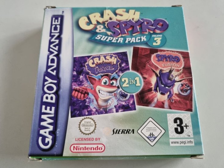 (Bild für) GBA Crash & Spyro - Super Pack - Volume 3 EUR - zum Schließen ins Bild klicken