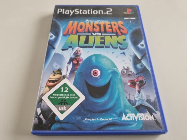 (Bild für) PS2 Monsters VS Aliens - zum Schließen ins Bild klicken