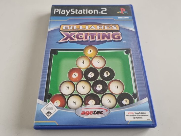 (Bild für) PS2 Billiards Xciting - zum Schließen ins Bild klicken