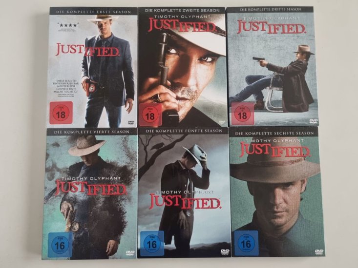 (Bild für) DVD Justified - Season 1-6 - Komplette Serie - zum Schließen ins Bild klicken