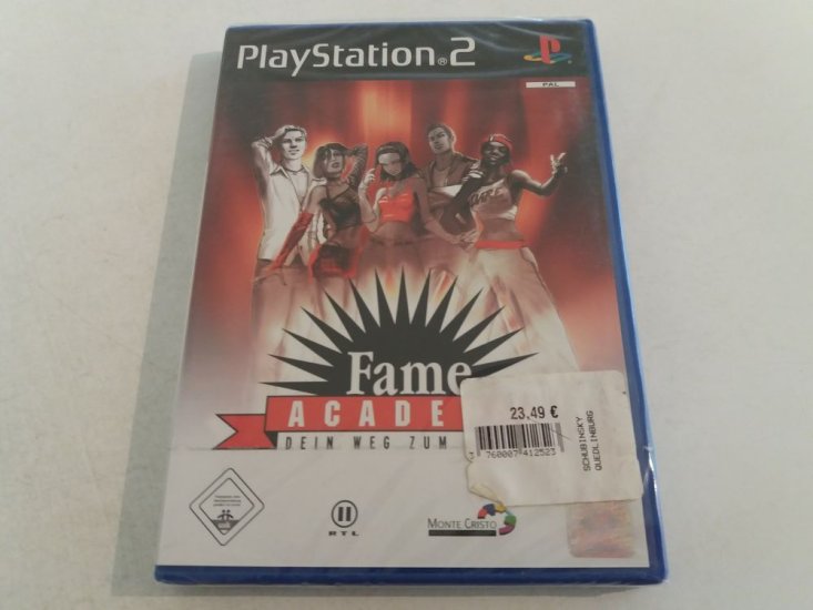 (Bild für) PS2 Fame Academy - Dein Weg zum Ruhm - zum Schließen ins Bild klicken