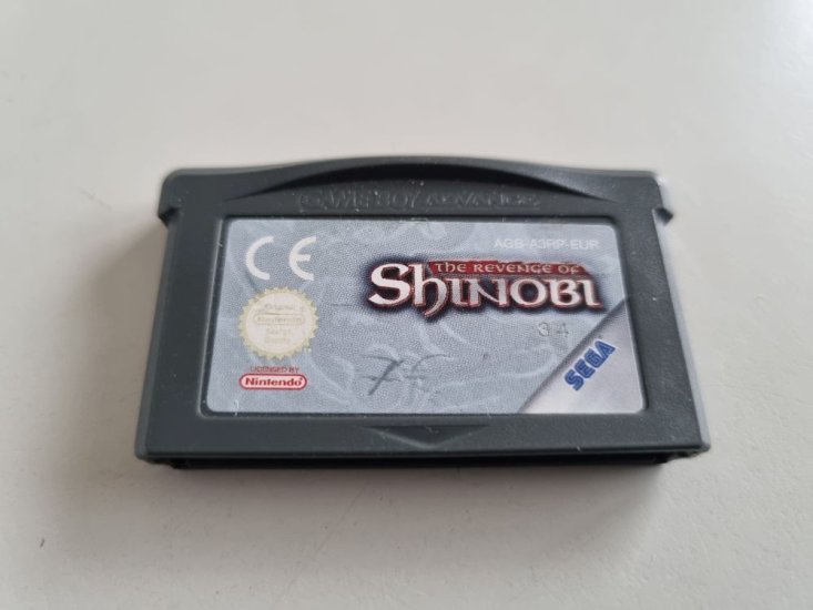 (Bild für) GBA The Revenge of Shinobi EUR - zum Schließen ins Bild klicken