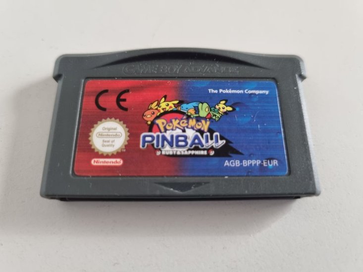 (Bild für) GBA Pokemon Pinball - Ruby & Sapphire EUR - zum Schließen ins Bild klicken