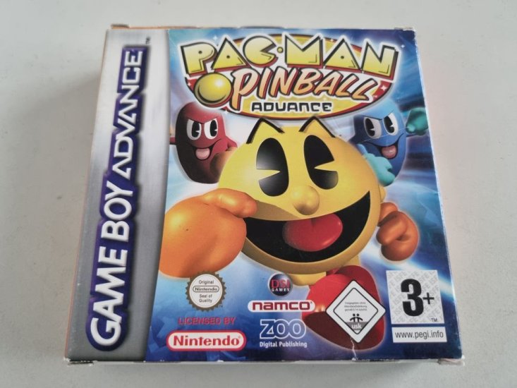 (Bild für) GBA Pac-Man Pinball Advance NOE - zum Schließen ins Bild klicken