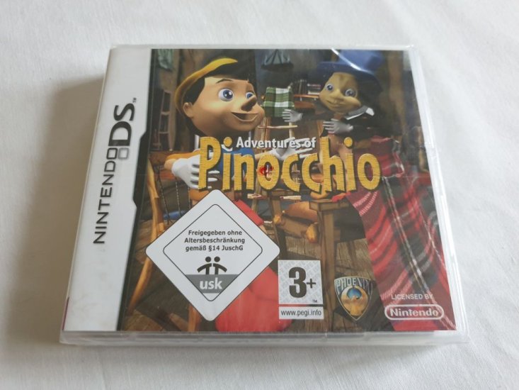 (Bild für) DS Adventures of Pinocchio EUR - zum Schließen ins Bild klicken