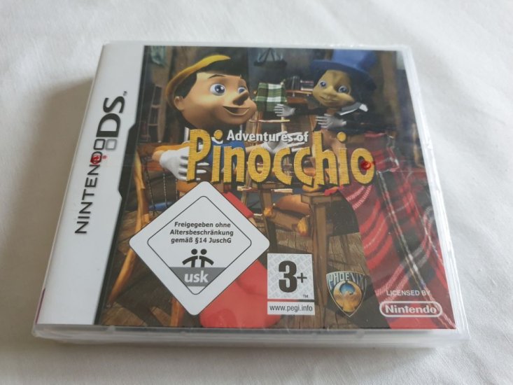 (Bild für) DS Adventures of Pinocchio EUR - zum Schließen ins Bild klicken