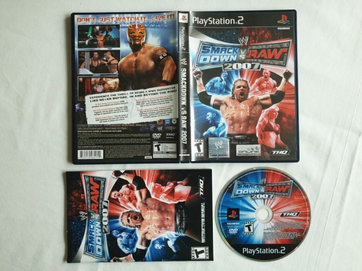 (Bild für) PS2 WWE Smackdown vs Raw 2007 - zum Schließen ins Bild klicken
