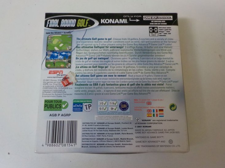 (Bild für) GBA Final Round Golf EUR