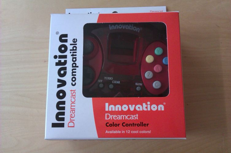 DC Dreamcast Innovation Controller See-Through Red - zum Schließen ins Bild klicken