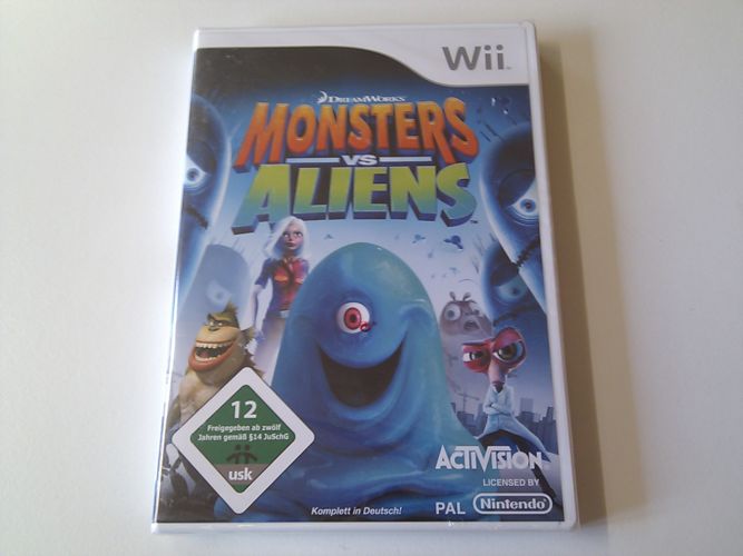(Bild für) Wii Monsters vs Aliens NOE - zum Schließen ins Bild klicken