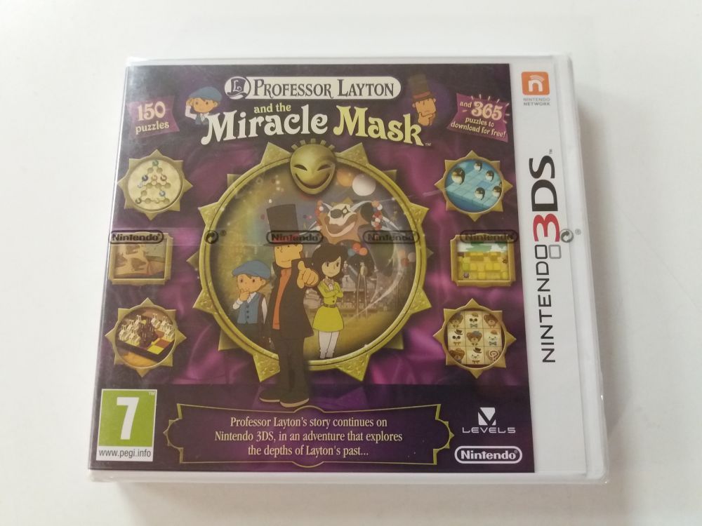 3DS Professor Layton and the Miracle Mask UKV - zum Schließen ins Bild klicken