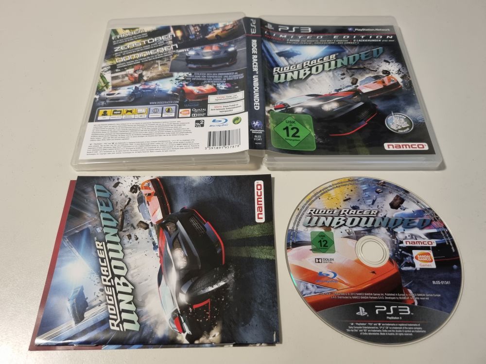 (Bild für) PS3 Ridge Racer - Unbounded - Limited Edition - zum Schließen ins Bild klicken