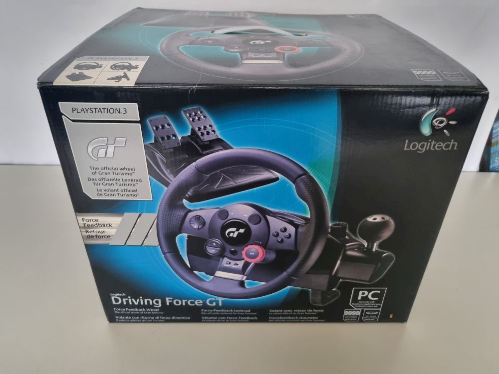 PS3 Logitech Driving Force GT Force Feedback Wheel - zum Schließen ins Bild klicken