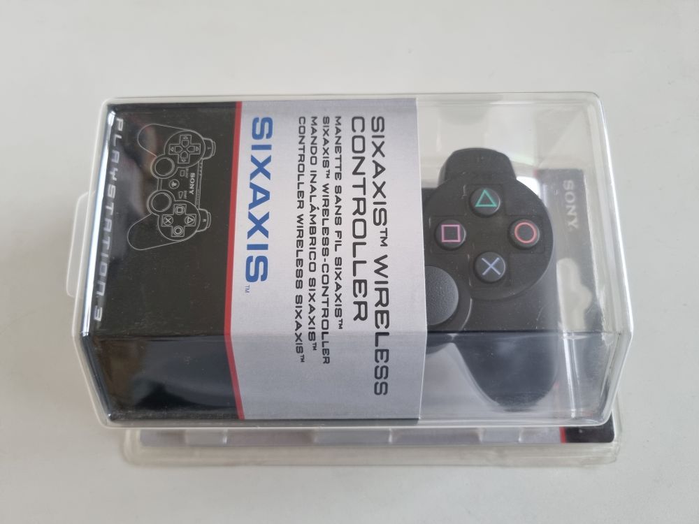(Bild für) PS3 Wireless Controller Sixaxis - Schwarz - zum Schließen ins Bild klicken