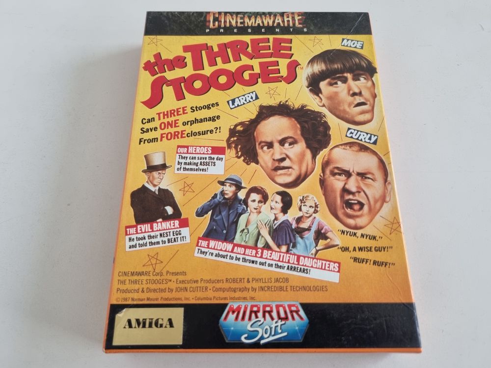 (Bild für) Amiga The Three Stooges - zum Schließen ins Bild klicken
